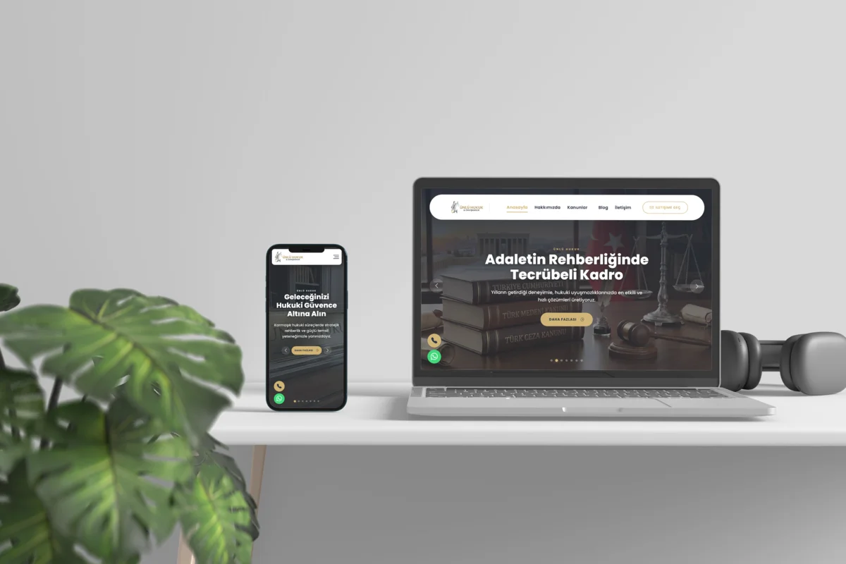Ünlü Hukuk Kurumsal Web Sitesi