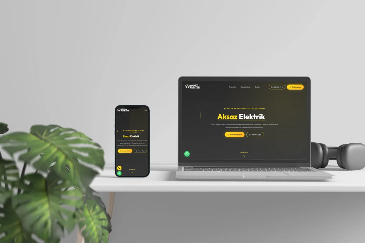 Aksaz Elektrik Kurumsal Web Sitesi