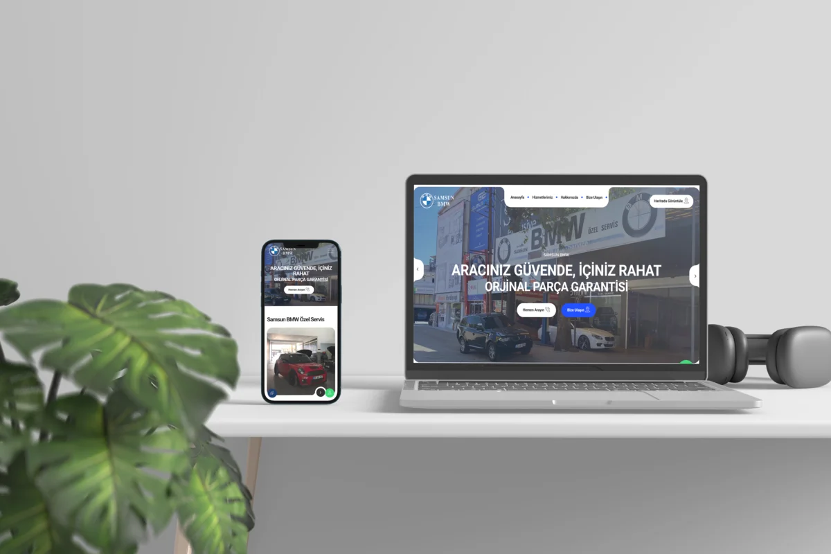 Samsun BMW Kurumsal Web Sitesi