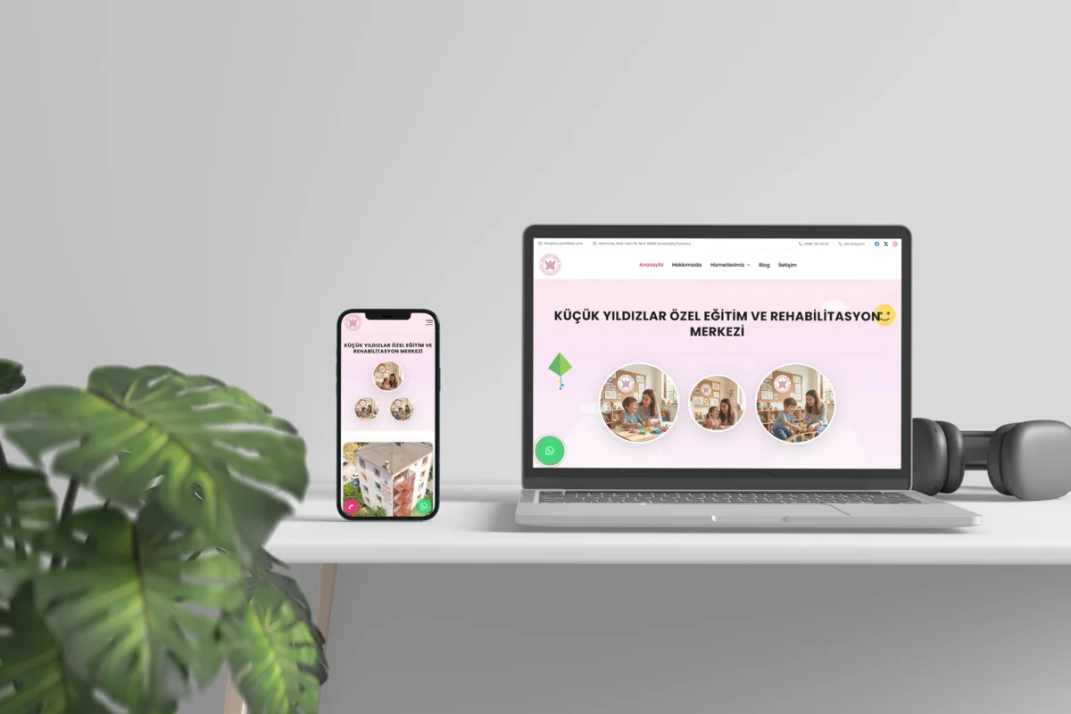 Küçük Yıldızlar Kurumsal Web Sitesi