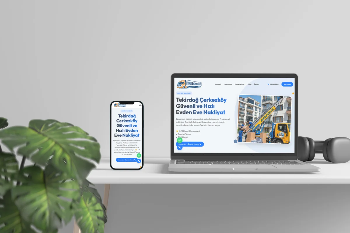 Haktan Nakliyat Kurumsal Web Sitesi