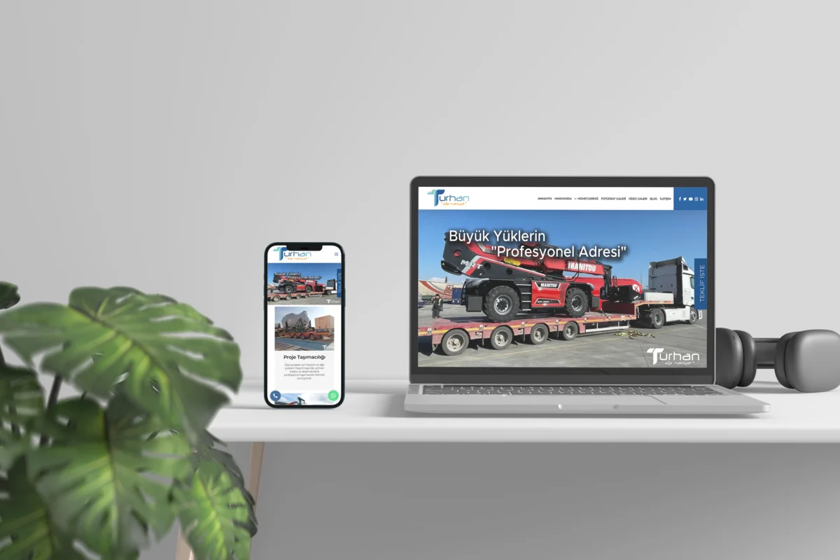 Turhan Ağır Nakliyat Kurumsal Web Sitesi