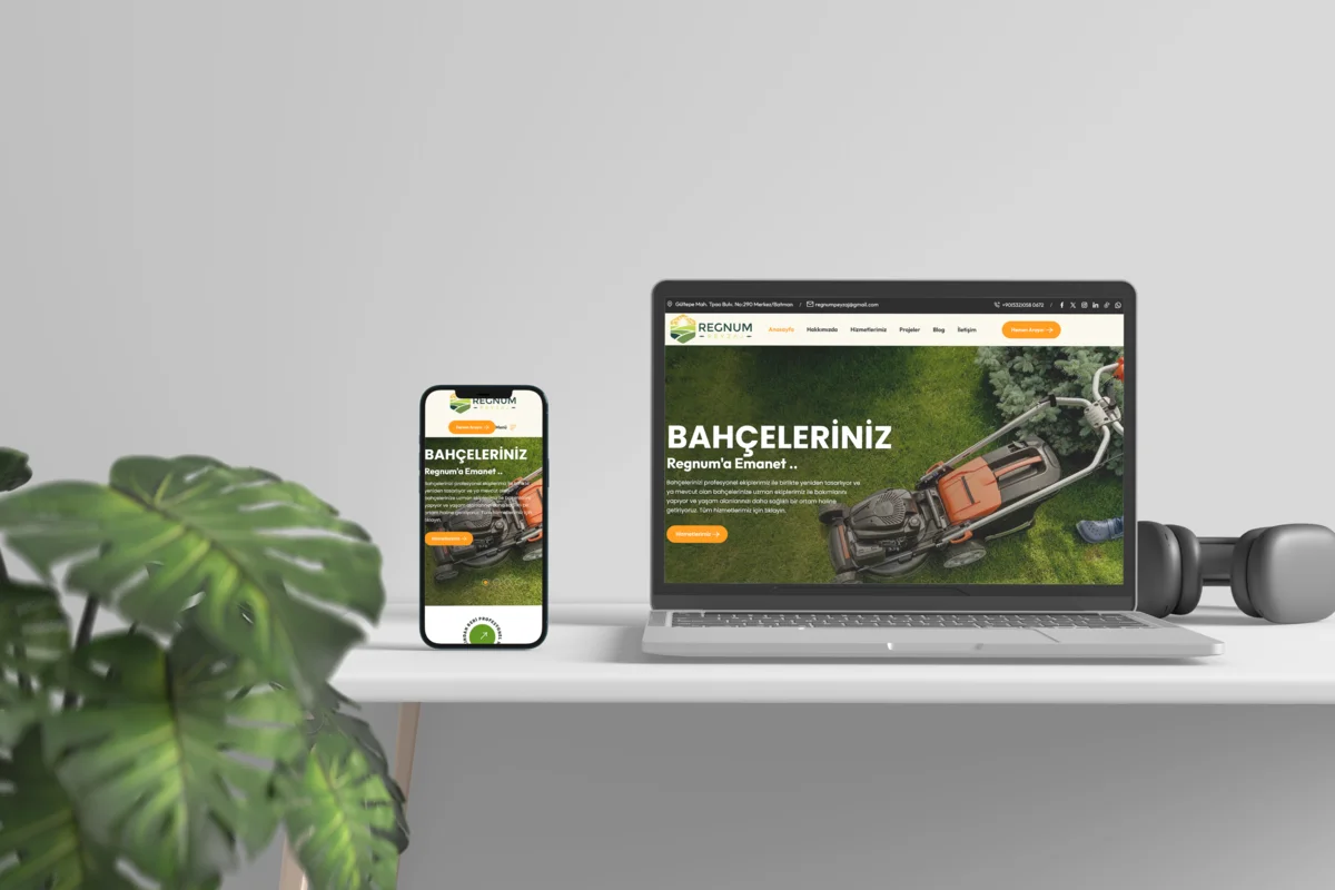 Regnum Peyzaj Kurumsal Web Sitesi