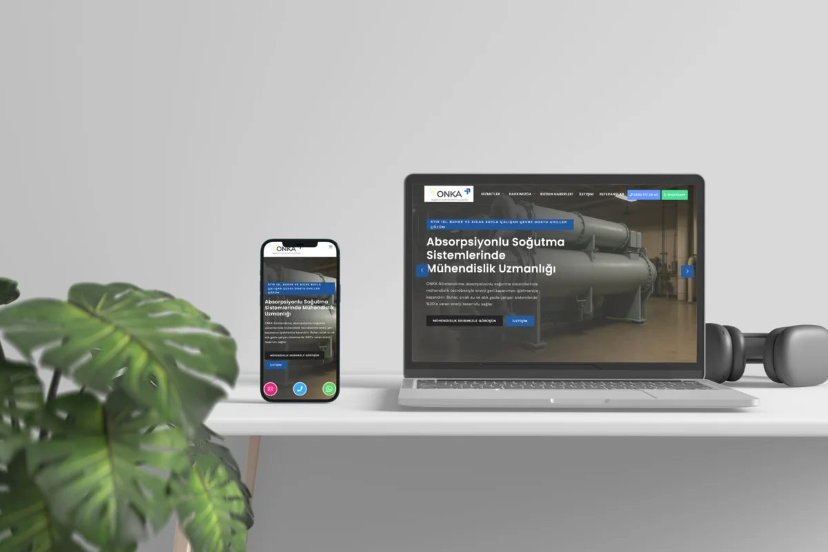 Onka İklimlendirme Kurumsal Web Sitesi