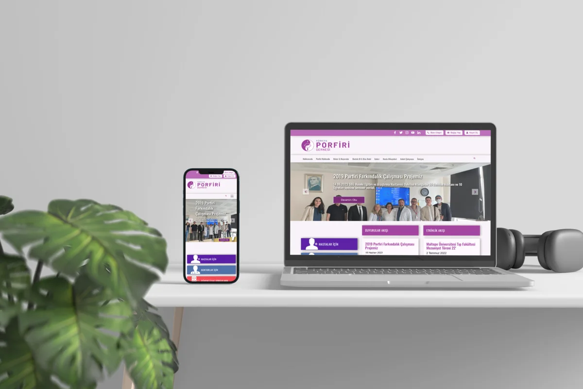 Türkiye Porfiri Derneği Kurumsal Web Sitesi