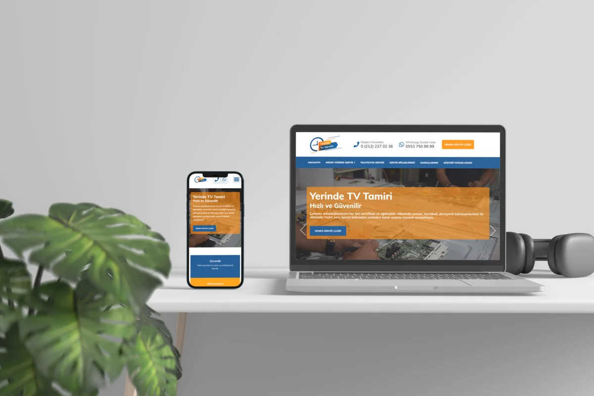 Yerinde TV Tamiri Kurumsal Web Sitesi