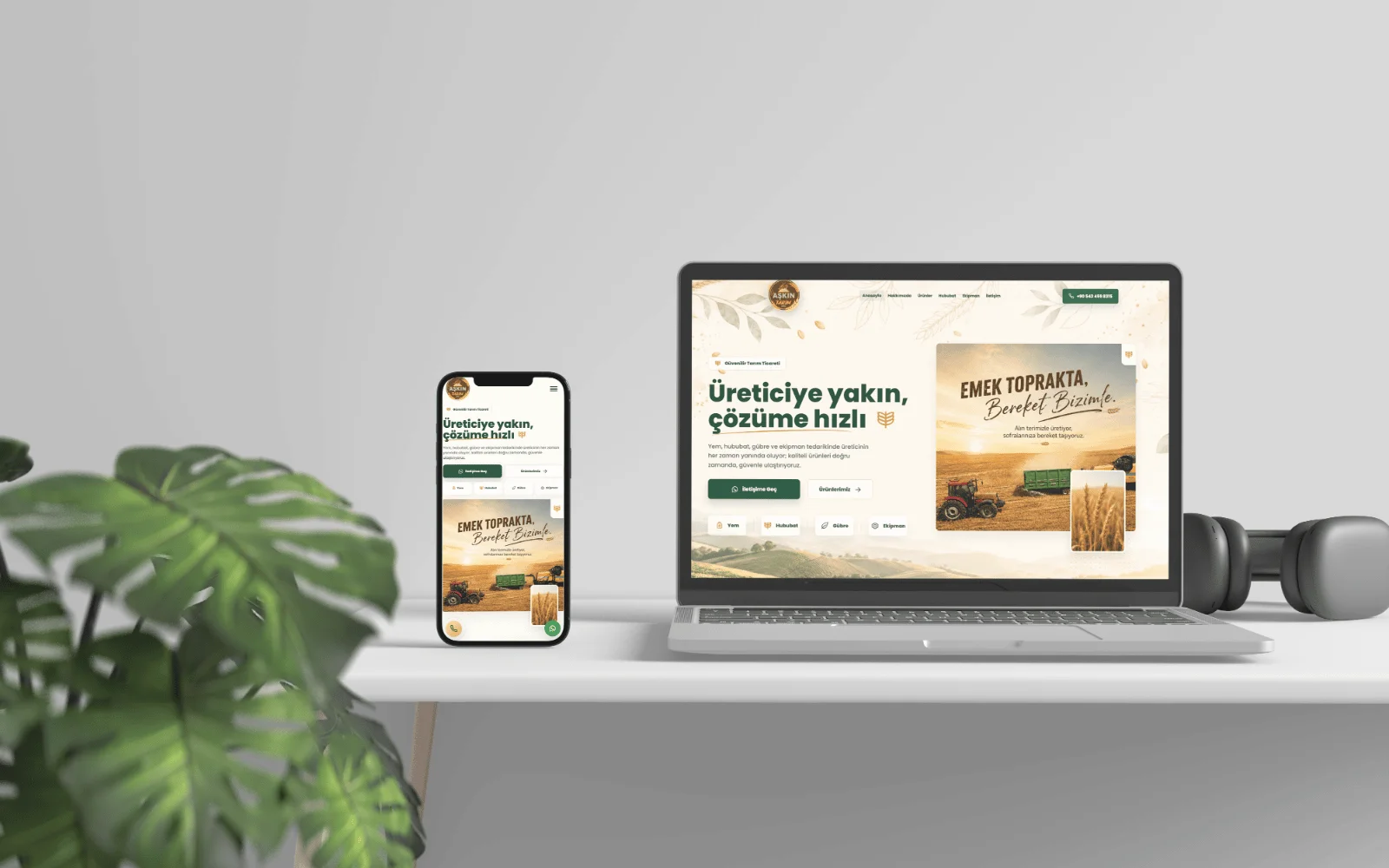 Aşkın Tarım Kurumsal Web Sitesi