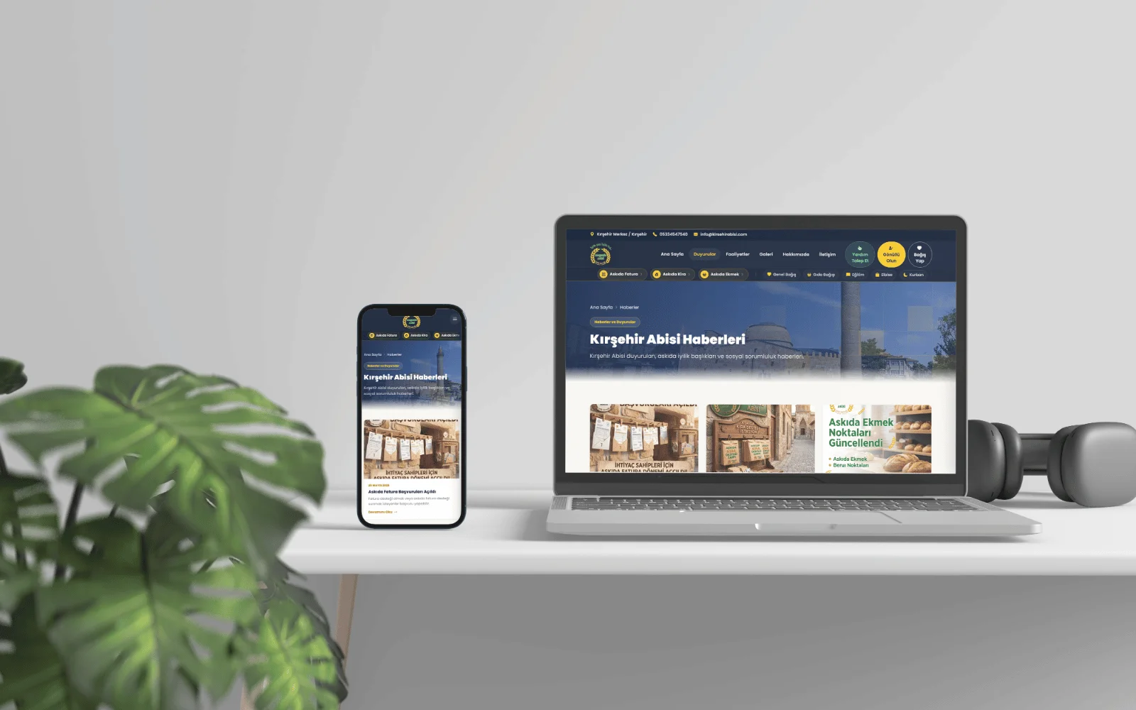 Kırşehir Abisi Kurumsal Web Sitesi