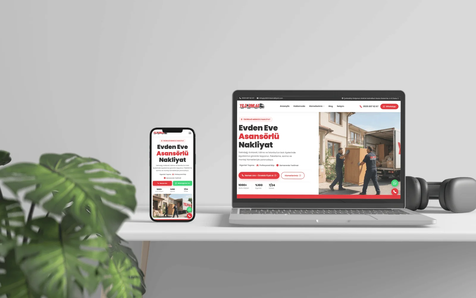 Yıldırımlar Evden Eve Nakliyat Kurumsal Web Sitesi