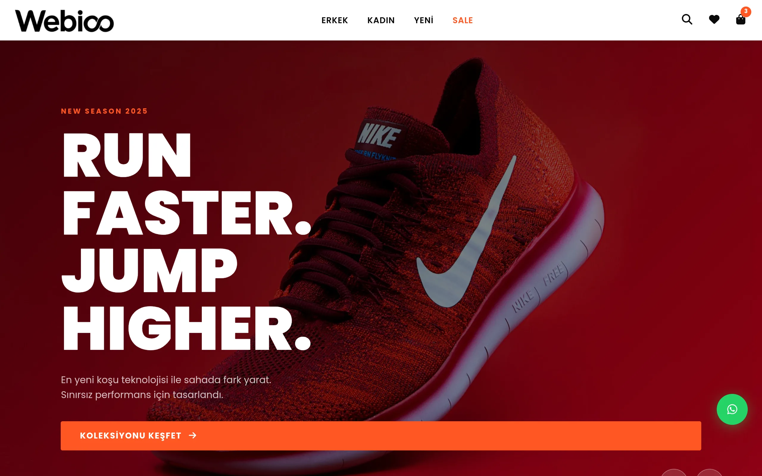 Ayakkabı & Sneaker E-Ticaret #1 - Masaustu Gorunum