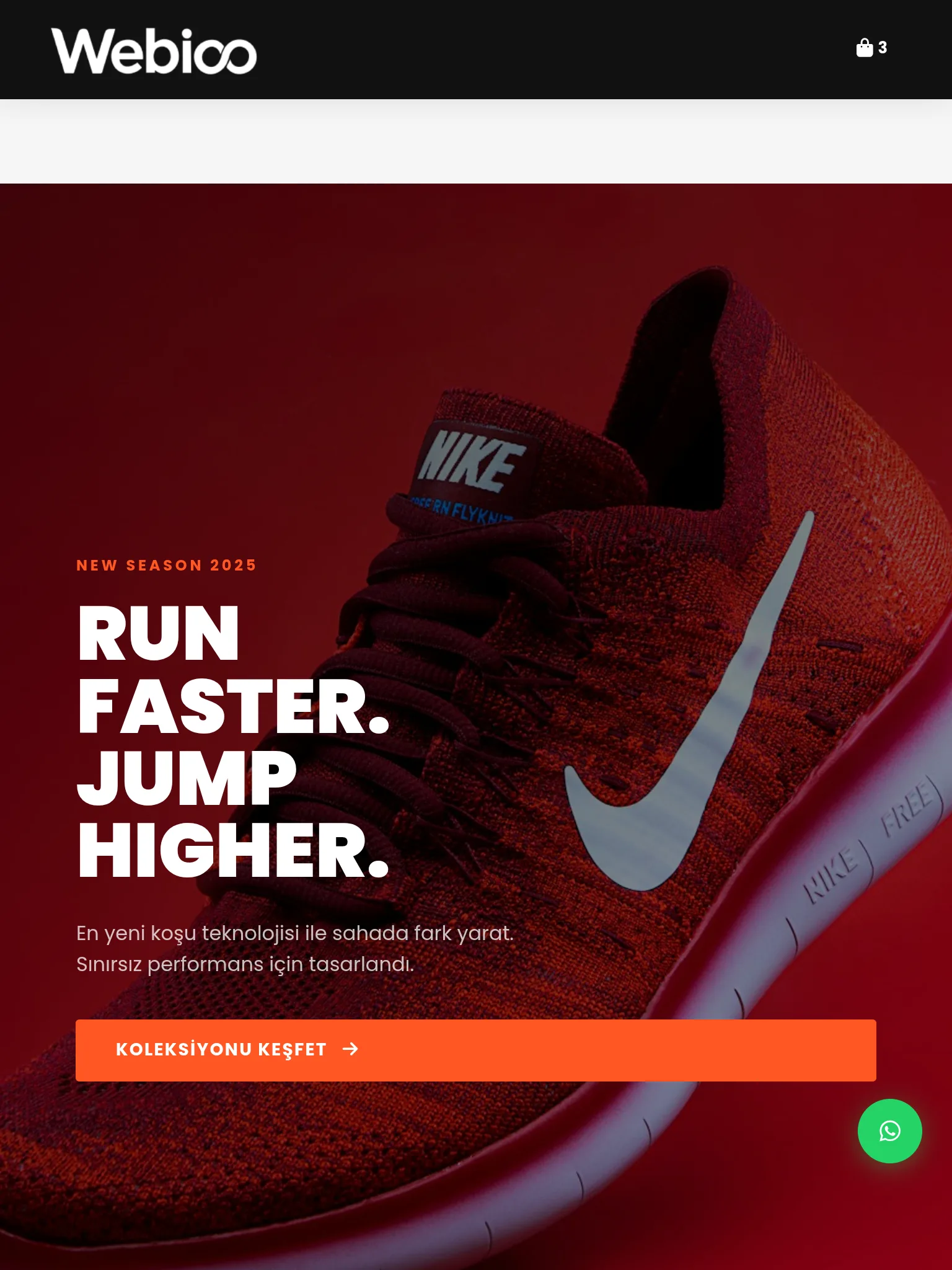 Ayakkabı & Sneaker E-Ticaret #1 - Tablet Gorunum