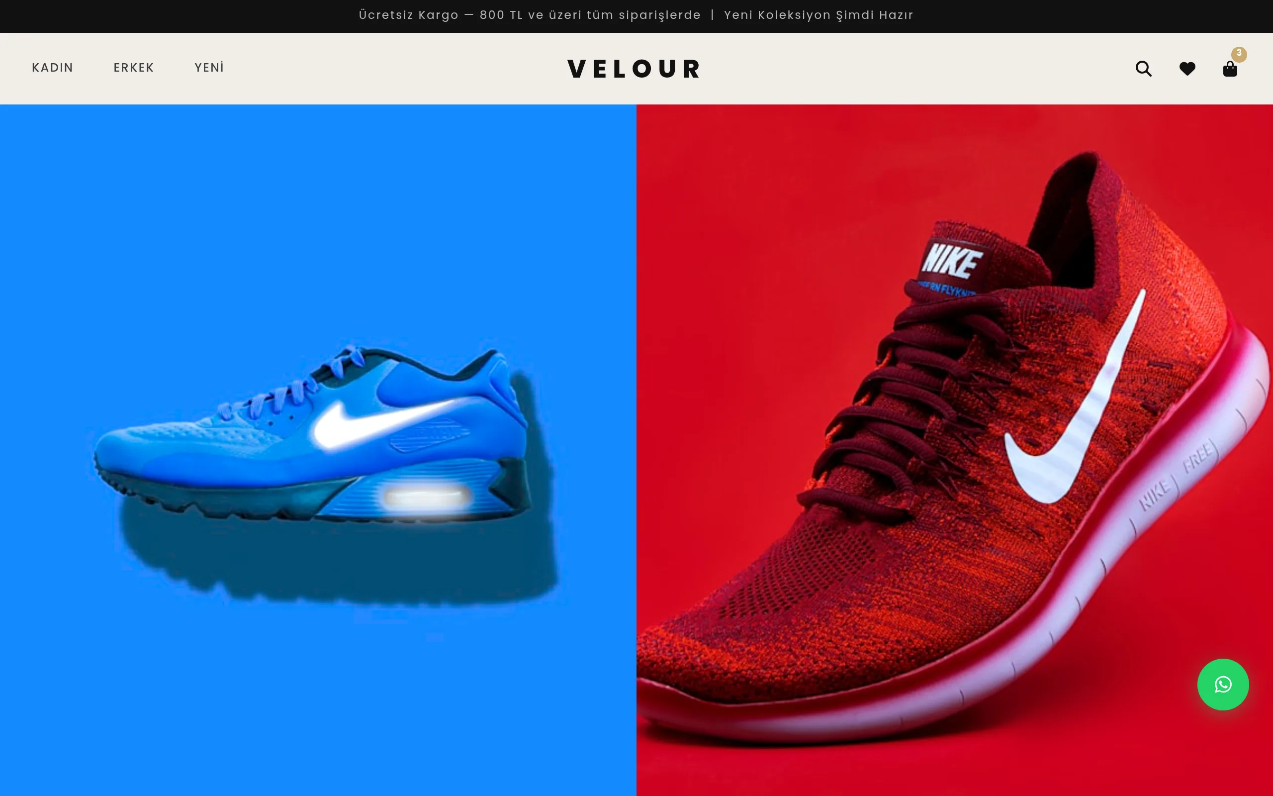 Ayakkabı & Sneaker E-Ticaret #2 - Masaustu Gorunum