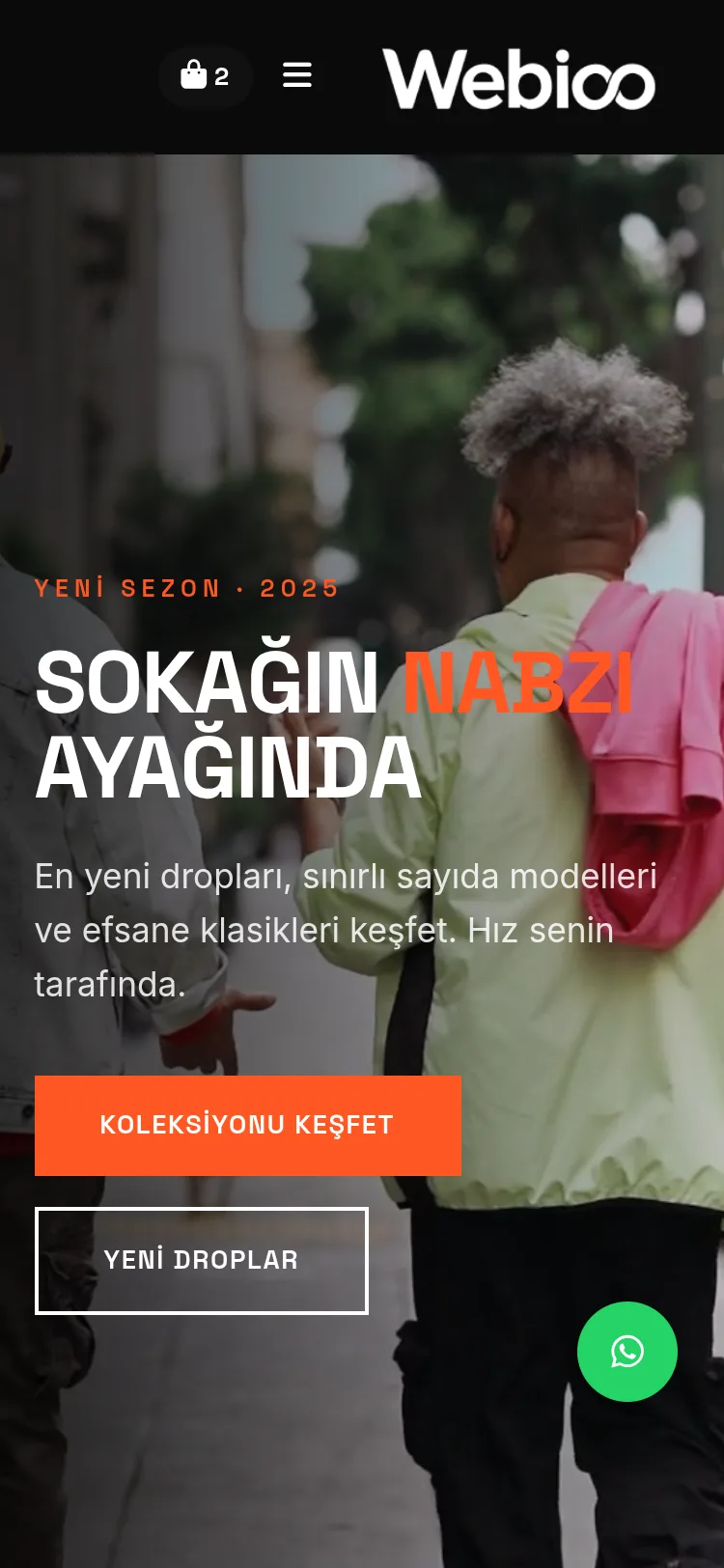 Ayakkabı & Sneaker E-Ticaret #4 - Mobil Gorunum