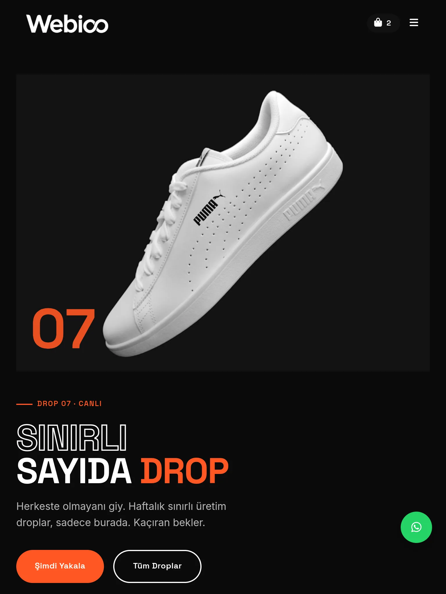 Ayakkabı & Sneaker E-Ticaret #6 - Tablet Gorunum