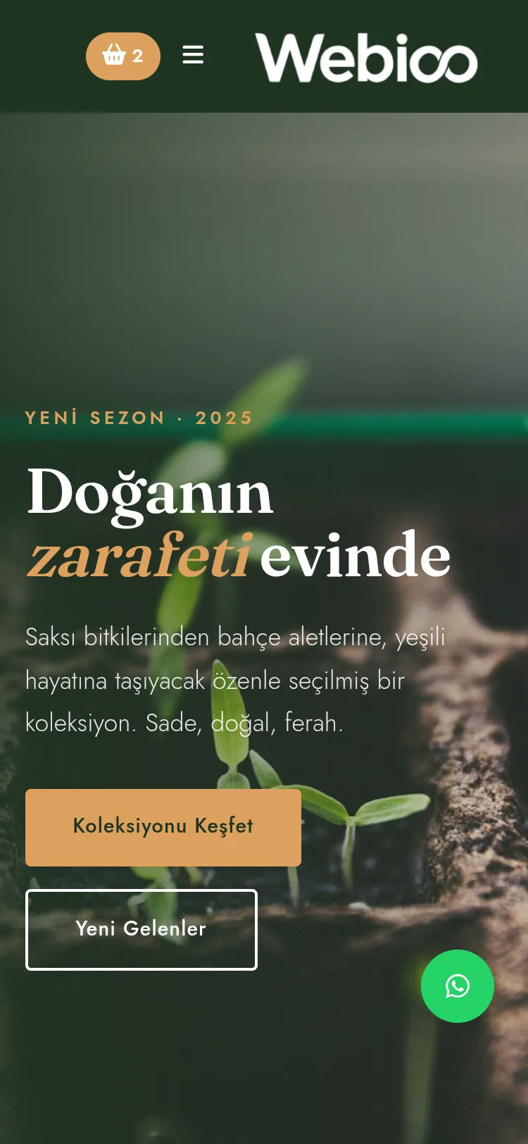 Bahçe & Dış Mekan E-Ticaret #4 - Mobil Gorunum