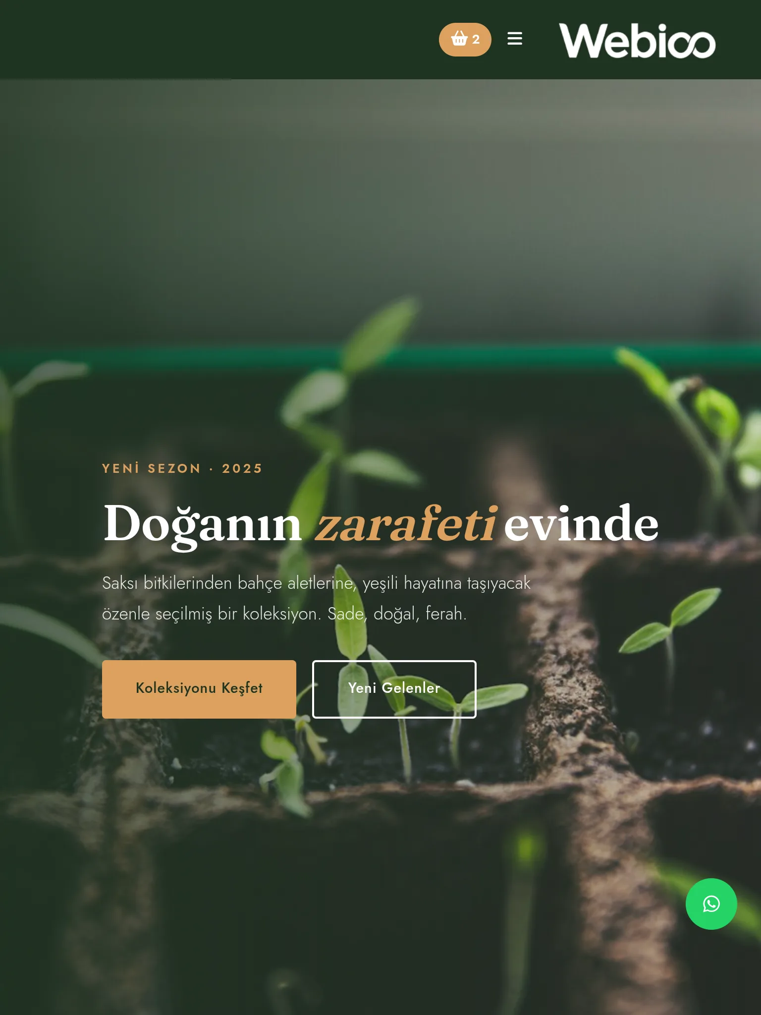 Bahçe & Dış Mekan E-Ticaret #4 - Tablet Gorunum