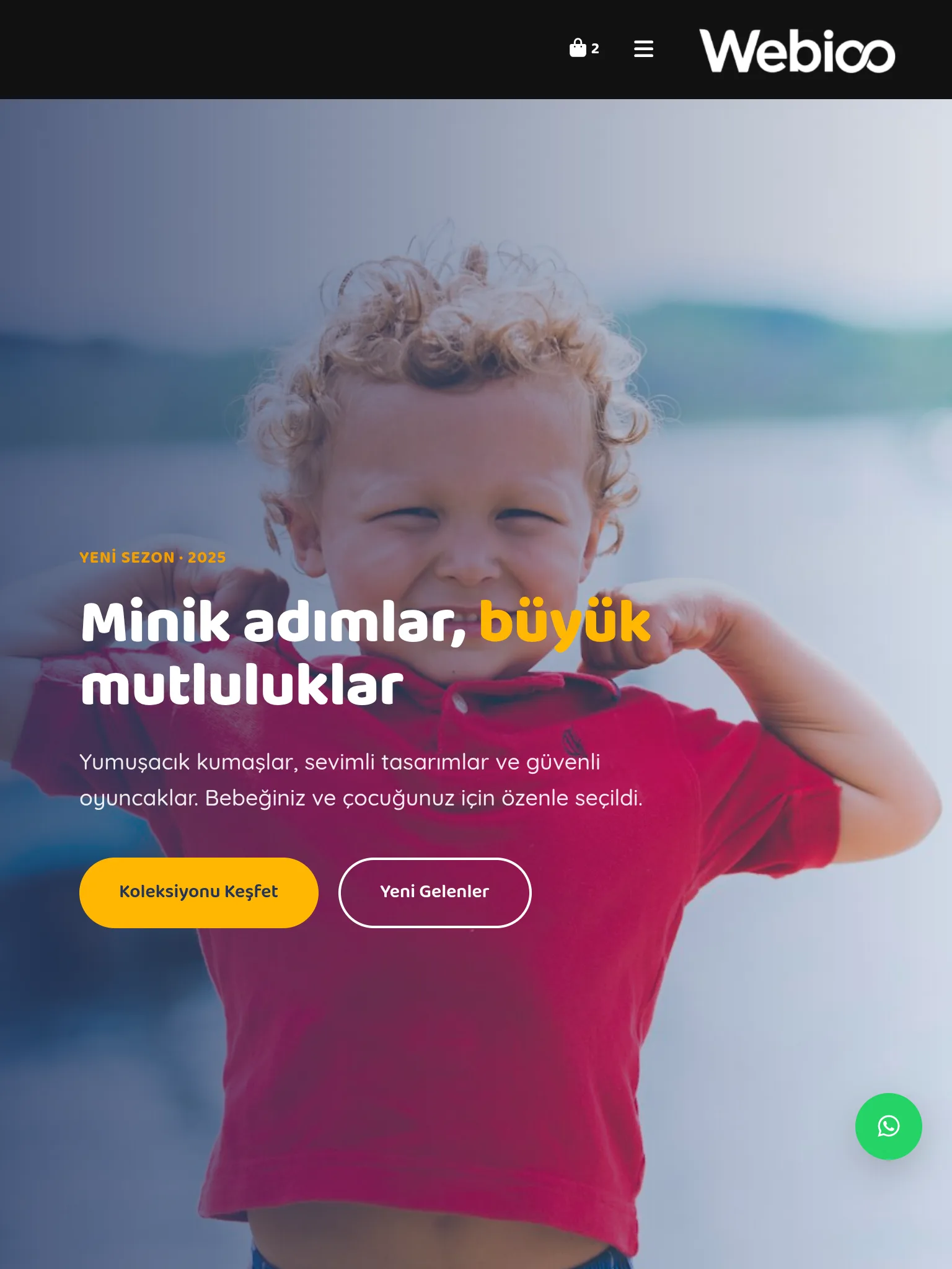 Çocuk & Bebek E-Ticaret #4 - Tablet Gorunum