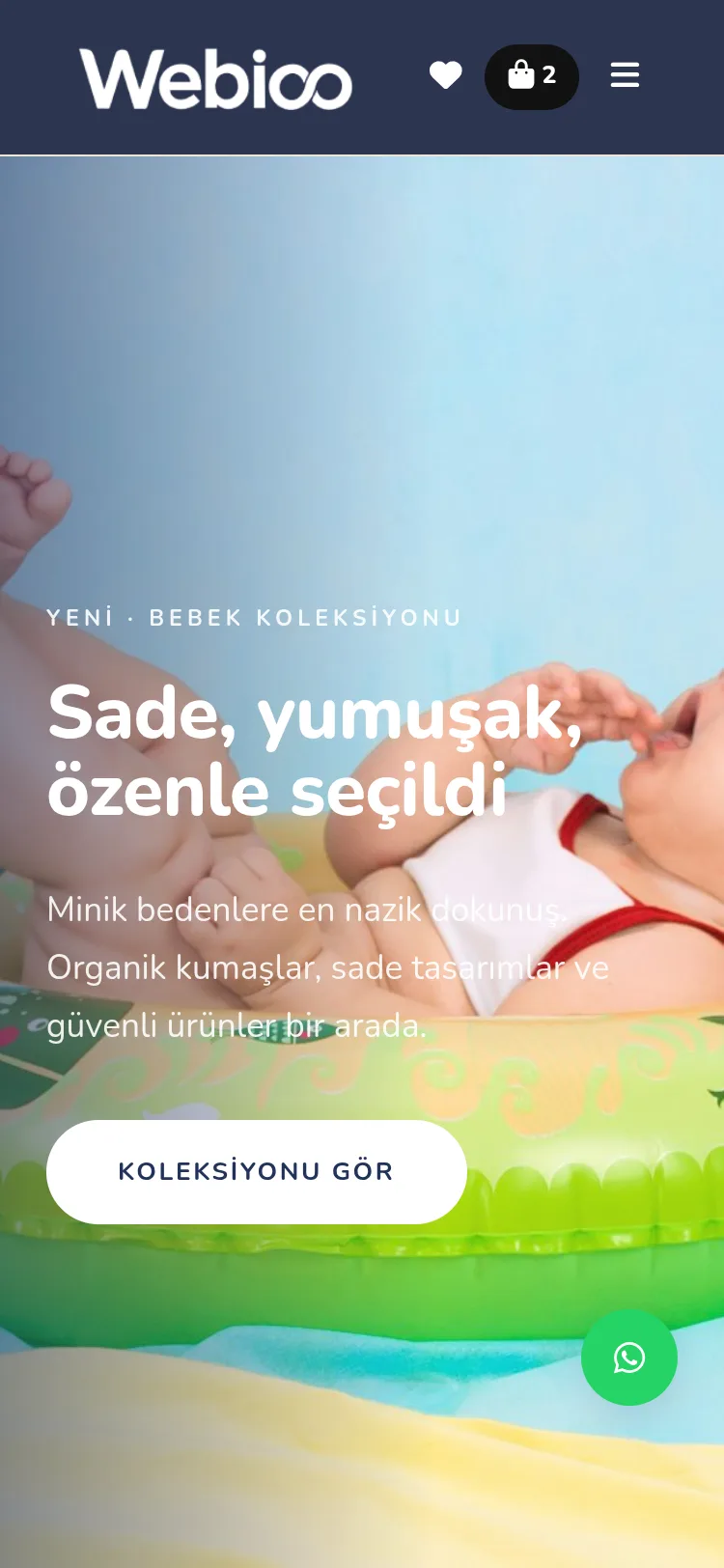 Çocuk & Bebek E-Ticaret #5 - Mobil Gorunum