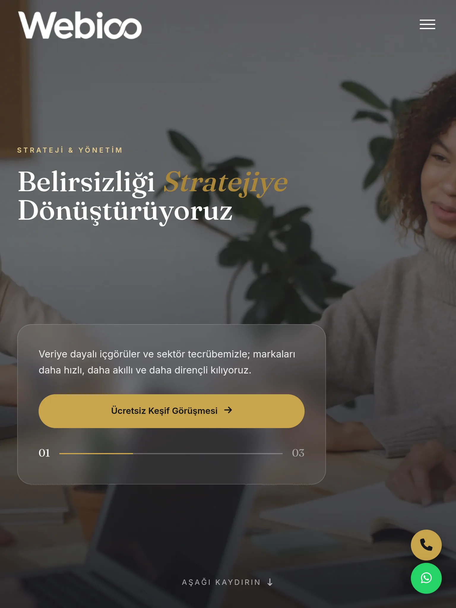 Danışmanlık Şablonu #1 - Tablet Gorunum