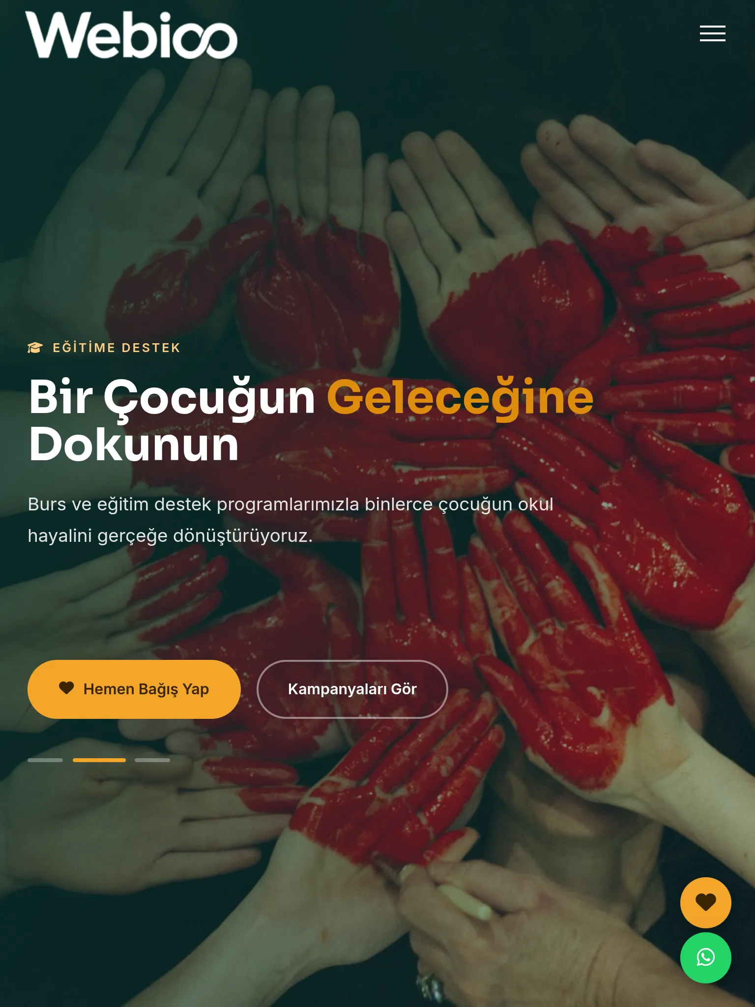 Dernek & STK Şablonu #1 - Tablet Gorunum