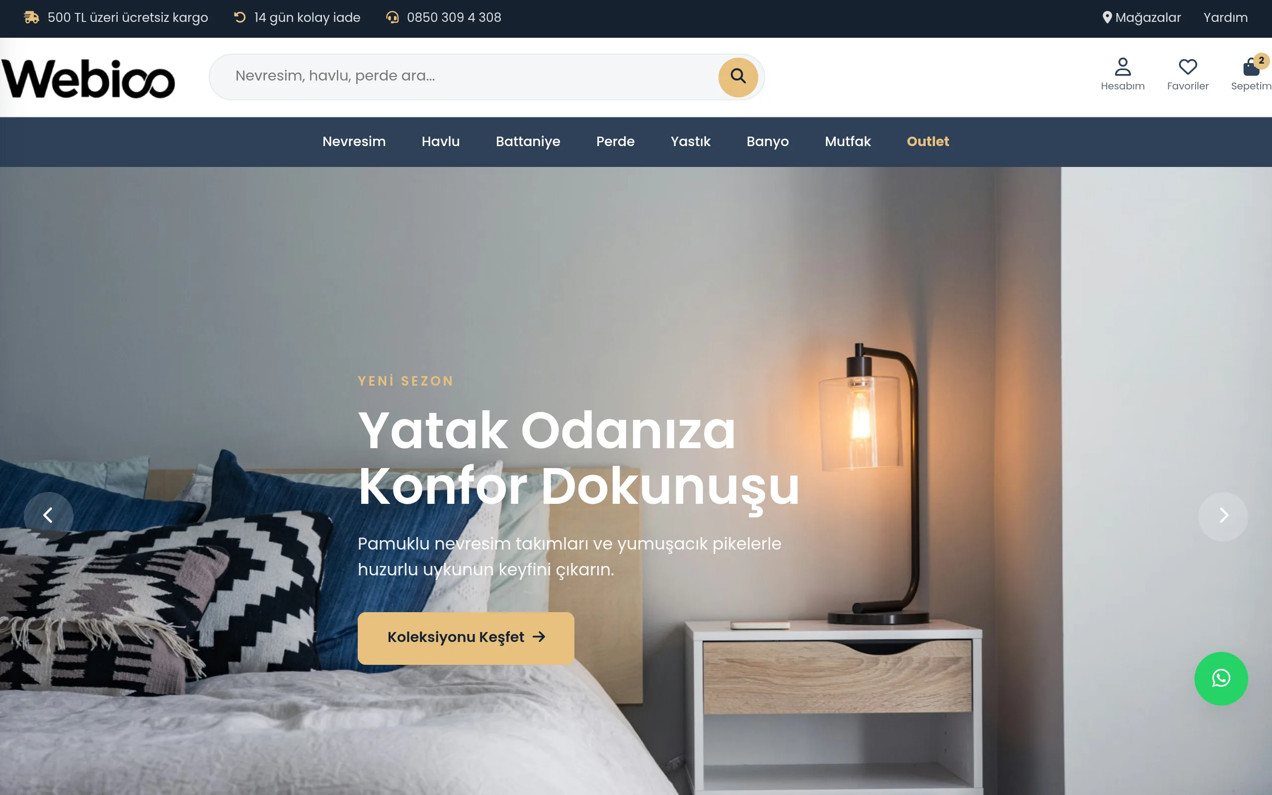 Ev Tekstili E-Ticaret #1 - Masaustu Gorunum