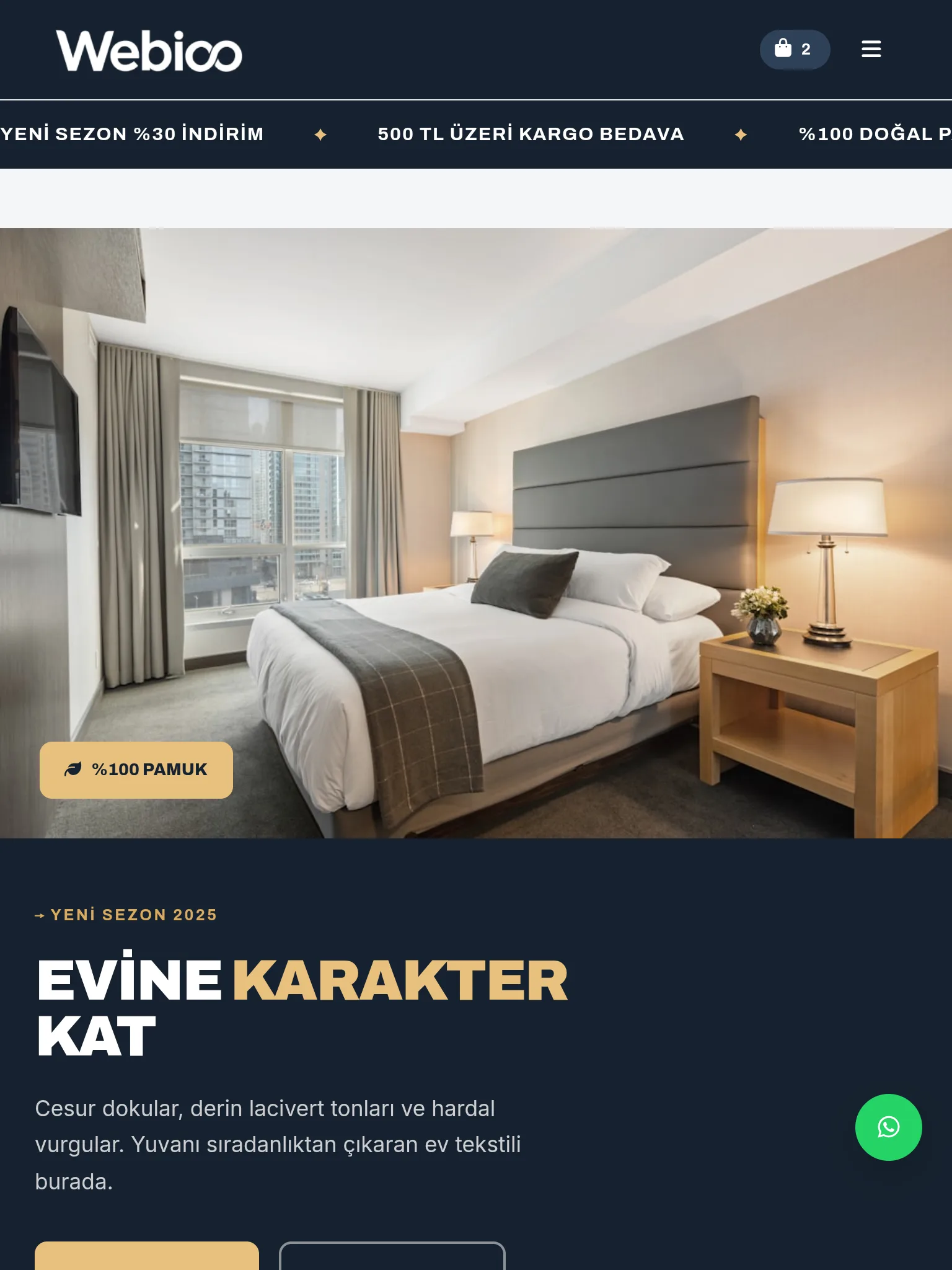 Ev Tekstili E-Ticaret #6 - Tablet Gorunum