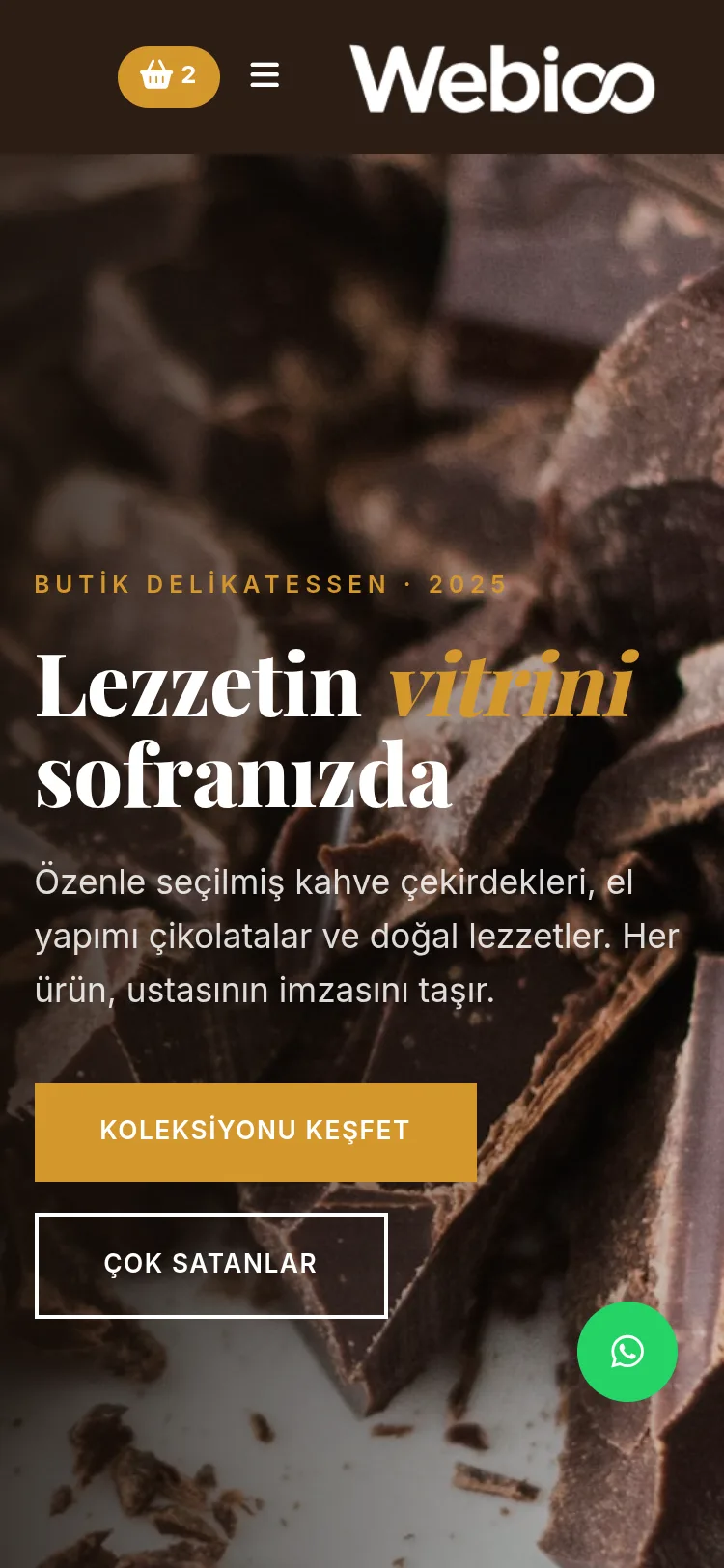 Gurme & Yiyecek-İçecek E-Ticaret #4 - Mobil Gorunum