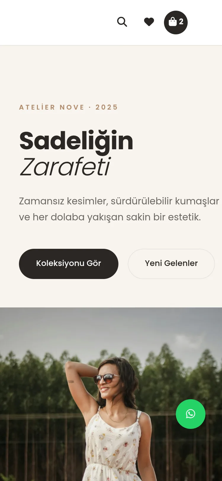 Kadın & Genel Giyim E-Ticaret #2 - Mobil Gorunum
