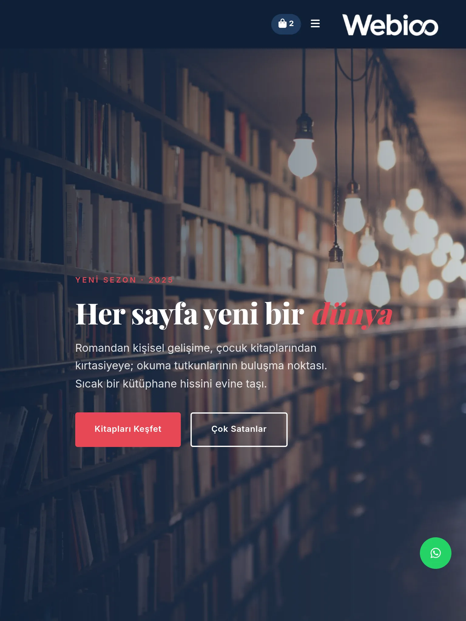 Kitap & Kırtasiye E-Ticaret #4 - Tablet Gorunum