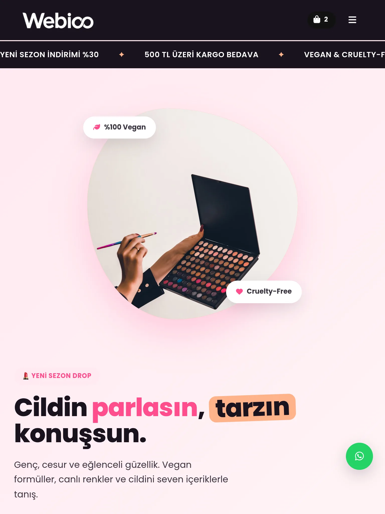 Kozmetik & Parfüm E-Ticaret #6 - Tablet Gorunum