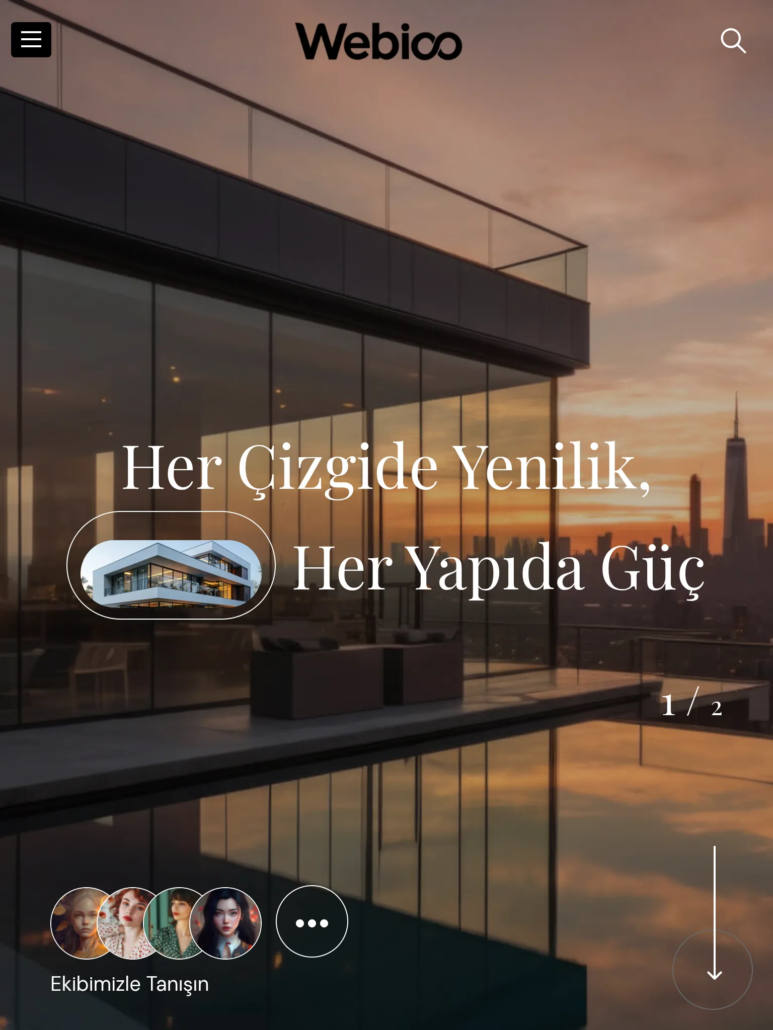 Mimarlık & Dekorasyon Şablonu #1 - Tablet Gorunum
