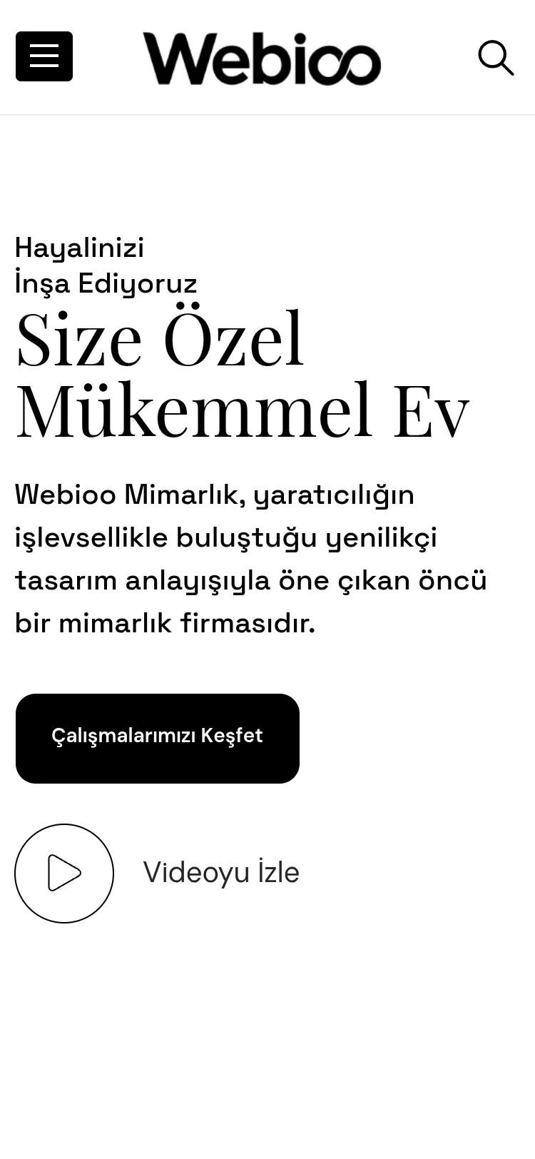 Mimarlık & Dekorasyon Şablonu #2 - Mobil Gorunum