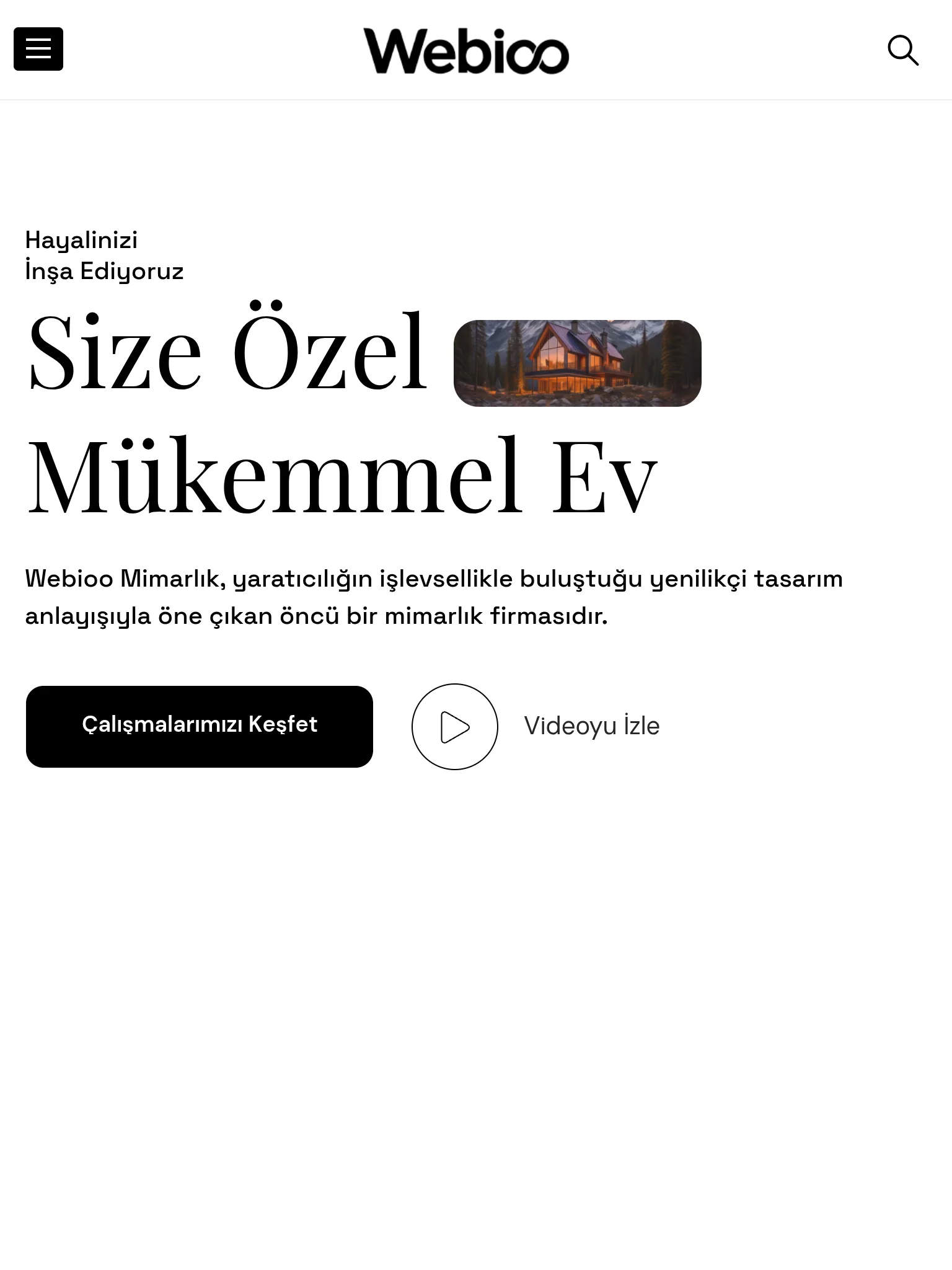 Mimarlık & Dekorasyon Şablonu #2 - Tablet Gorunum