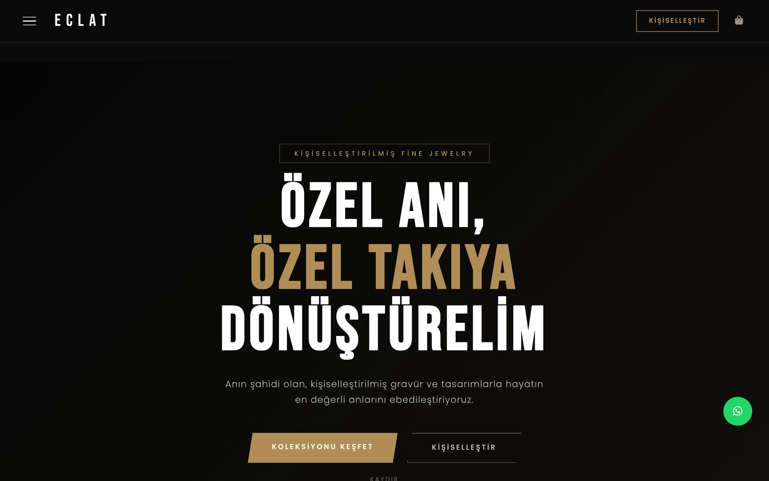 Mücevher & Takı E-Ticaret #3 - Masaustu Gorunum
