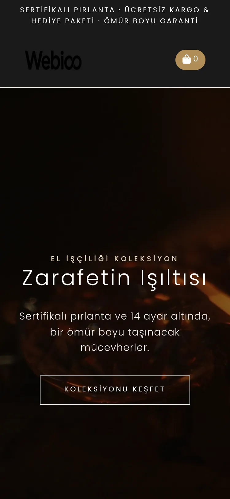 Mücevher & Takı E-Ticaret #4 - Mobil Gorunum