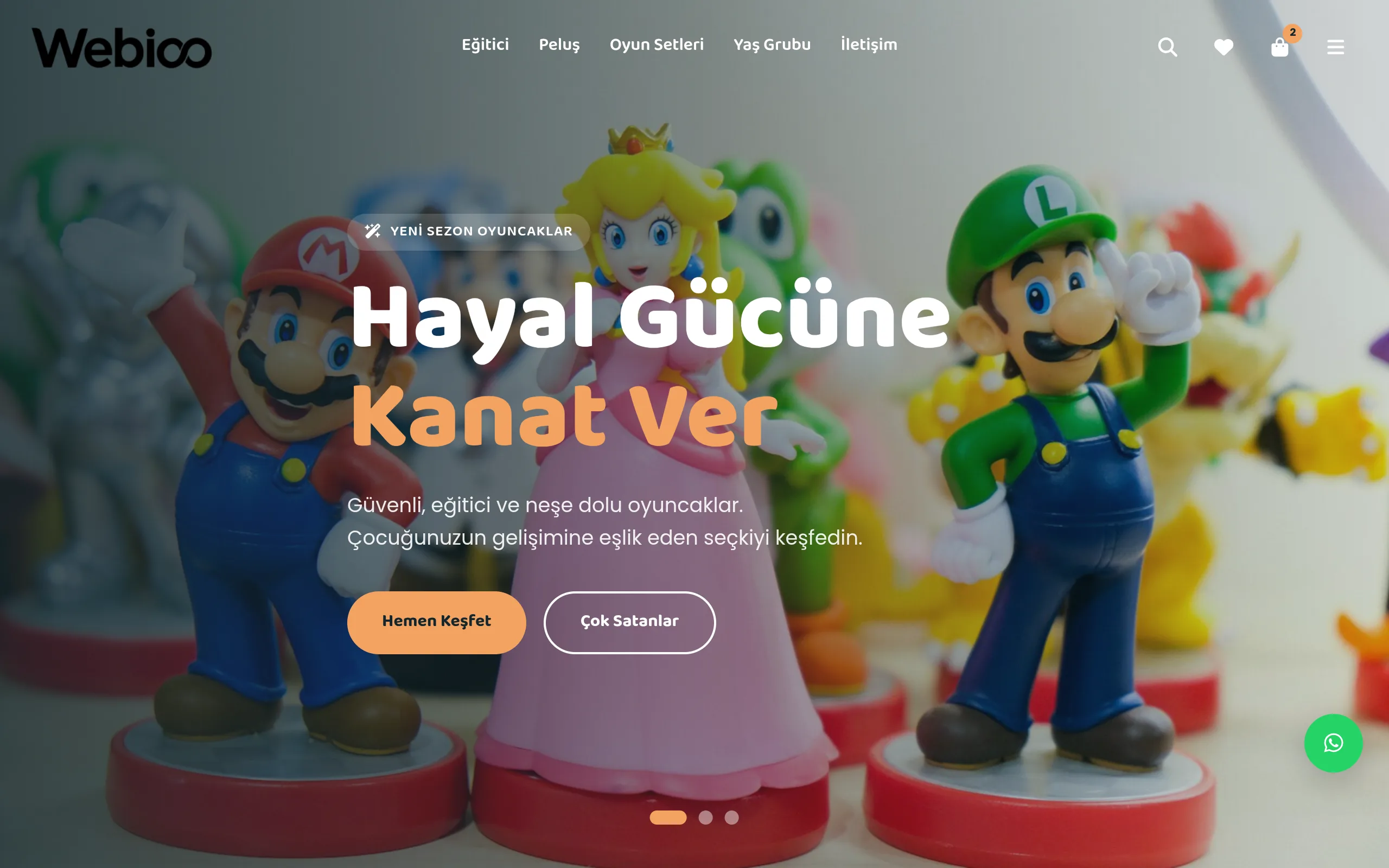 Oyuncak & Eğlence E-Ticaret #1 - Masaustu Gorunum