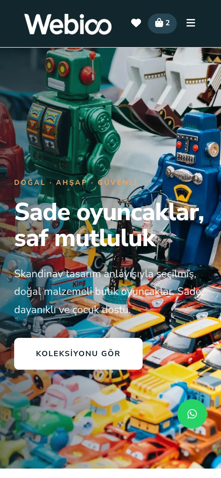 Oyuncak & Eğlence E-Ticaret #2 - Mobil Gorunum