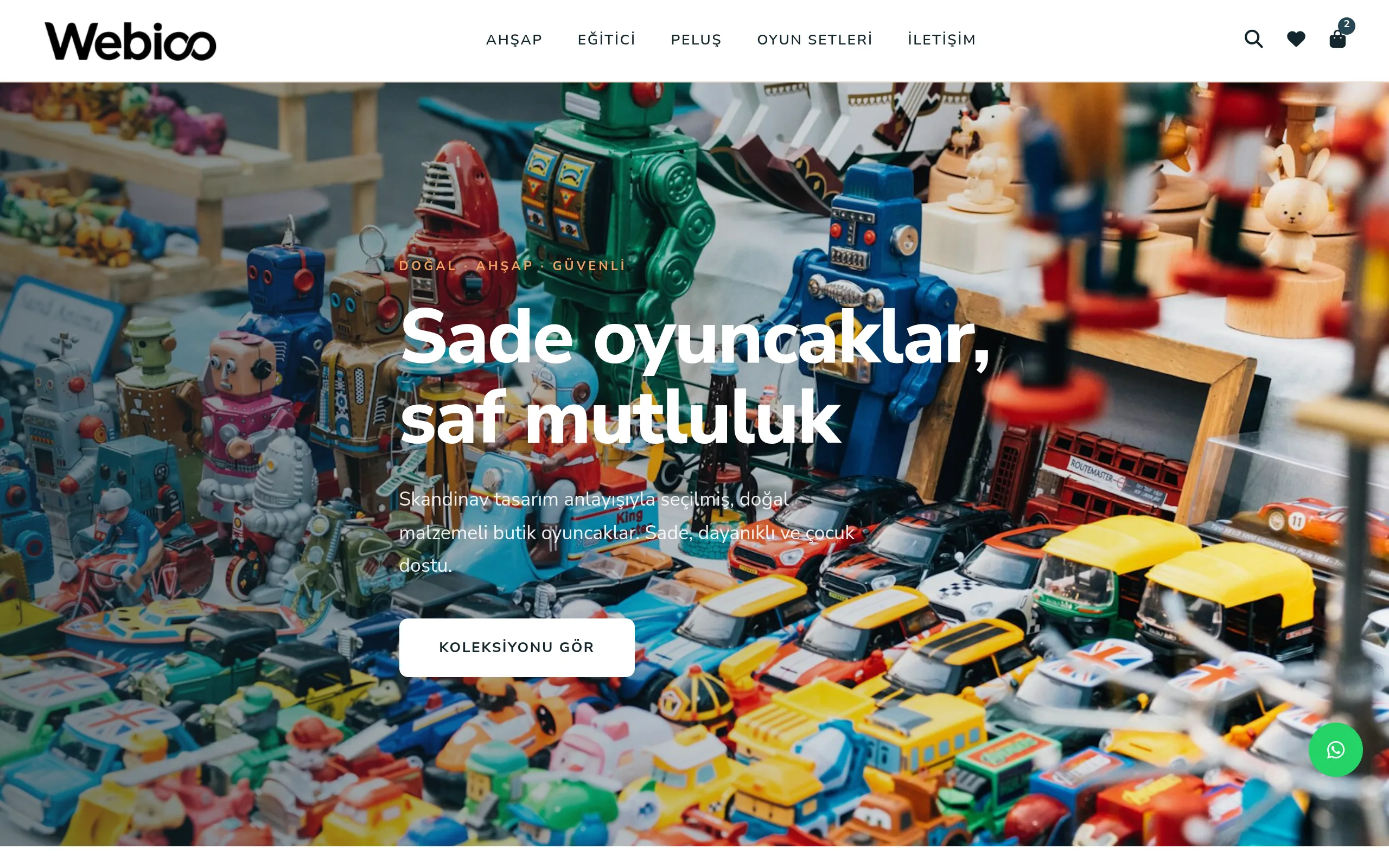 Oyuncak & Eğlence E-Ticaret #2 - Masaustu Gorunum