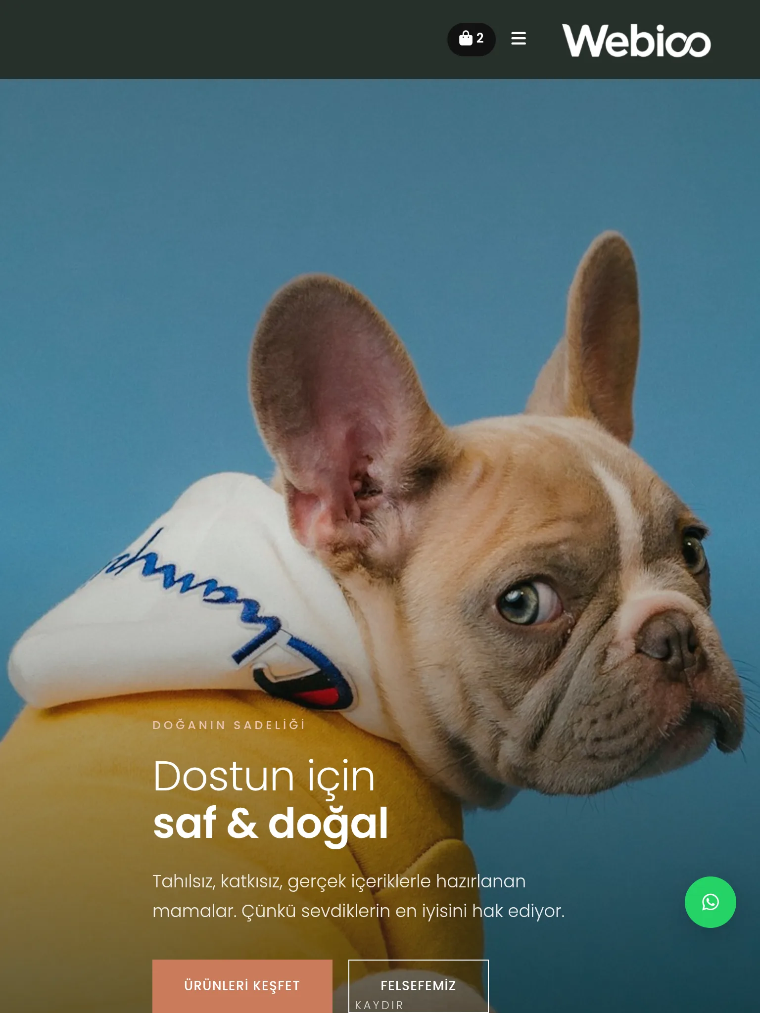 Pet Shop & Evcil Hayvan E-Ticaret #2 - Tablet Gorunum
