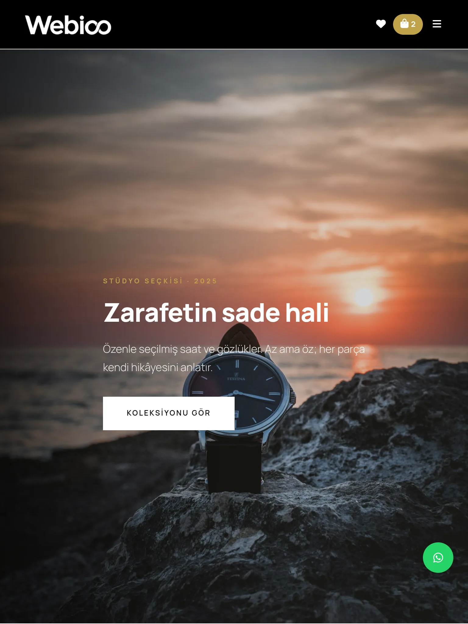 Saat & Gözlük E-Ticaret #2 - Tablet Gorunum