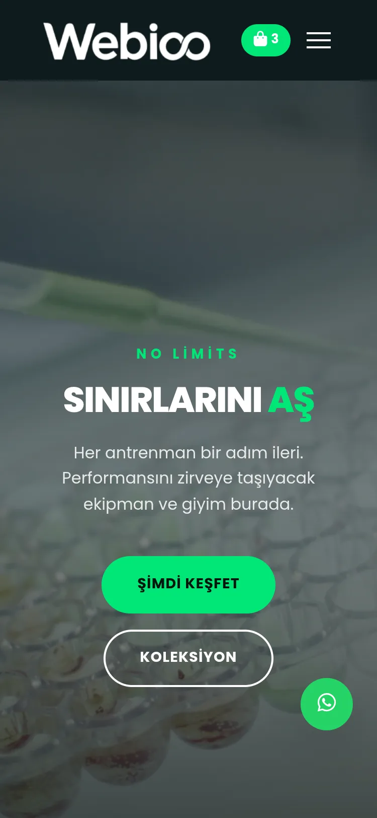 Spor & Outdoor E-Ticaret #2 - Mobil Gorunum