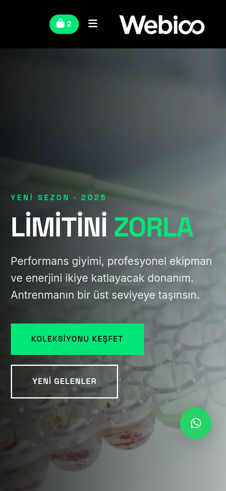 Spor & Outdoor E-Ticaret #4 - Mobil Gorunum