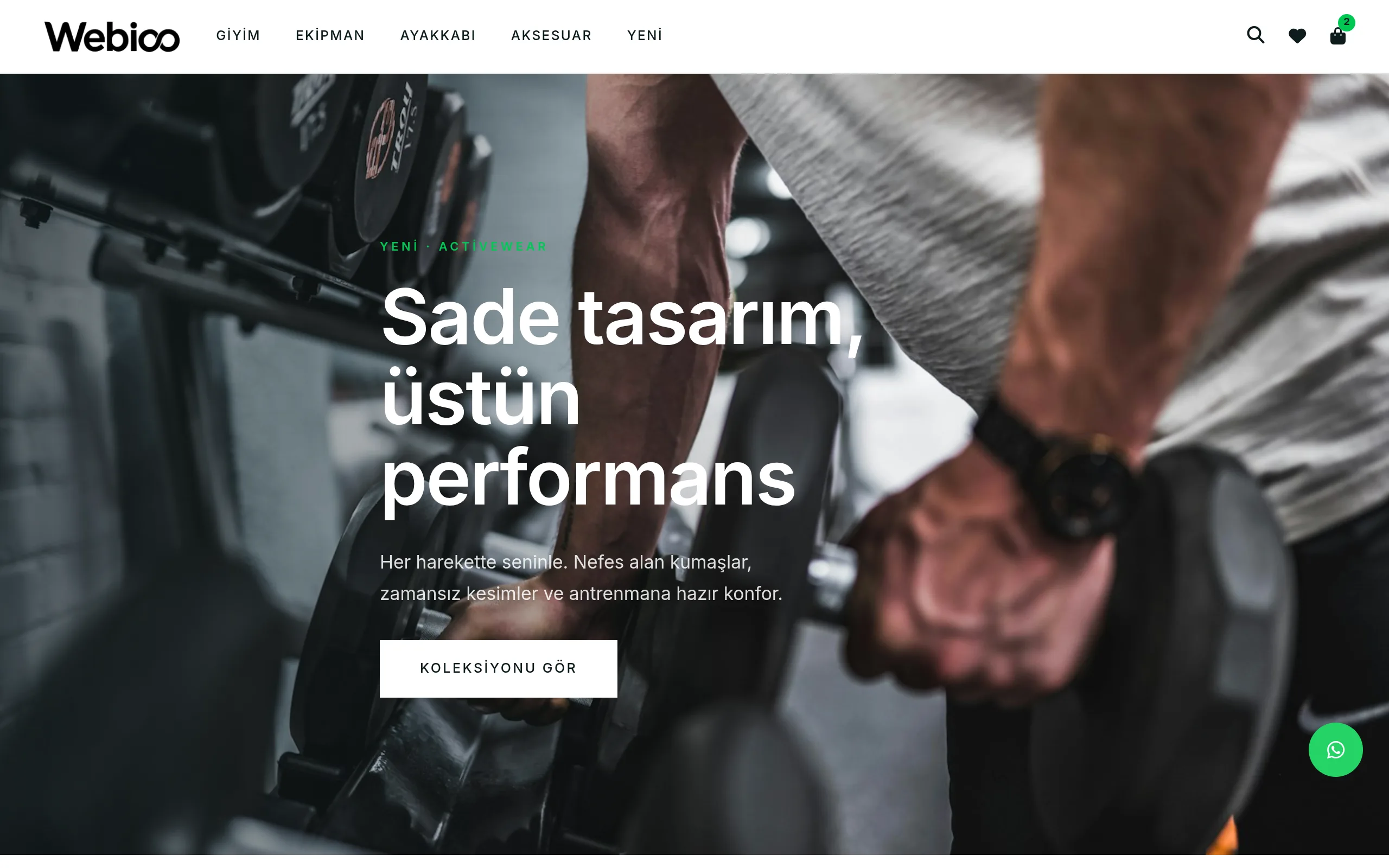 Spor & Outdoor E-Ticaret #5 - Masaustu Gorunum