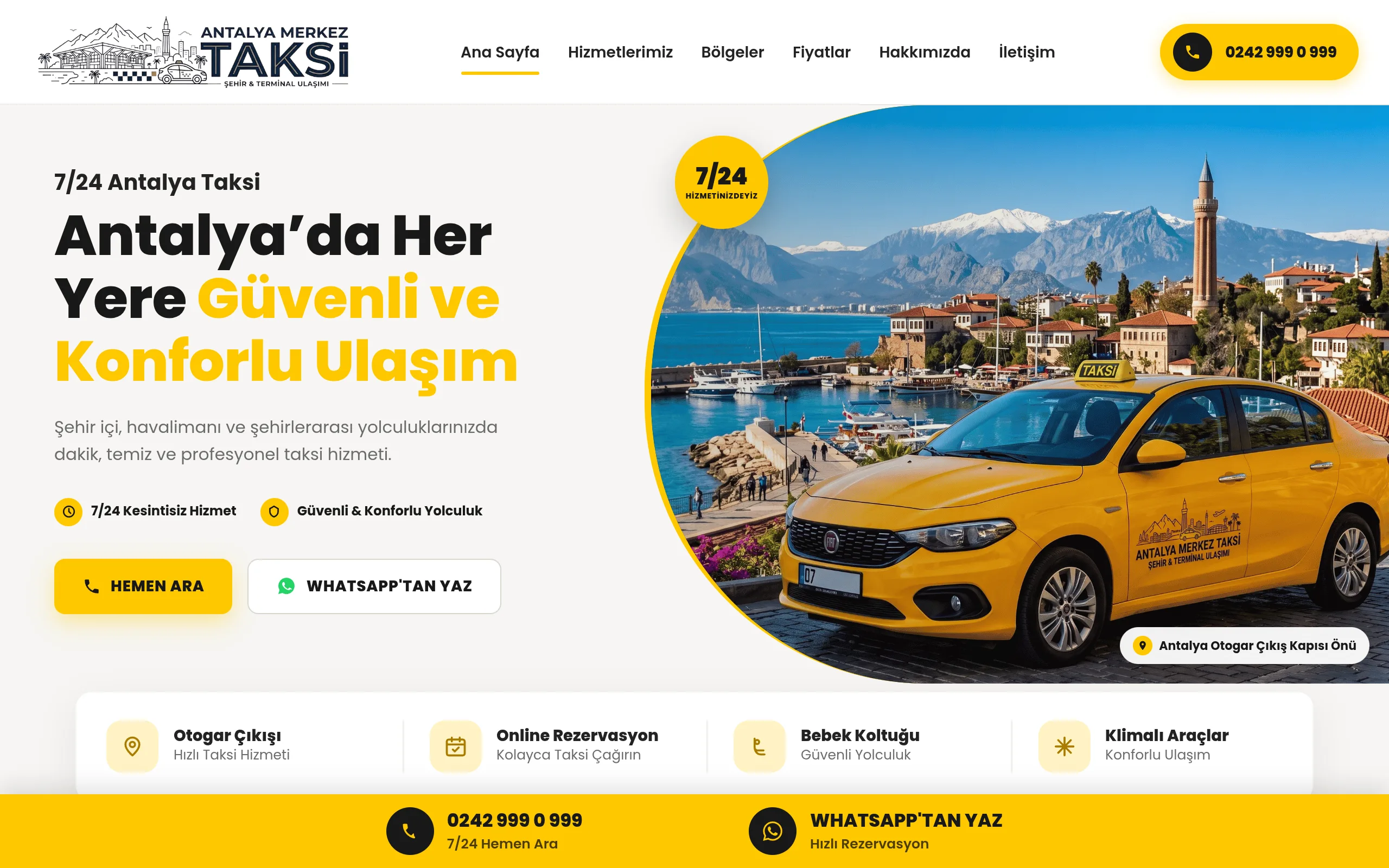 Taksi Şablonu #2 - Masaustu Gorunum