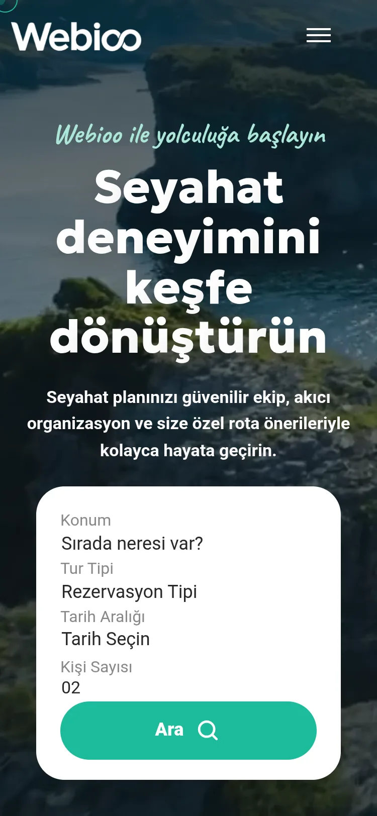 Webioo Ajans Şablonu - Mobil Gorunum