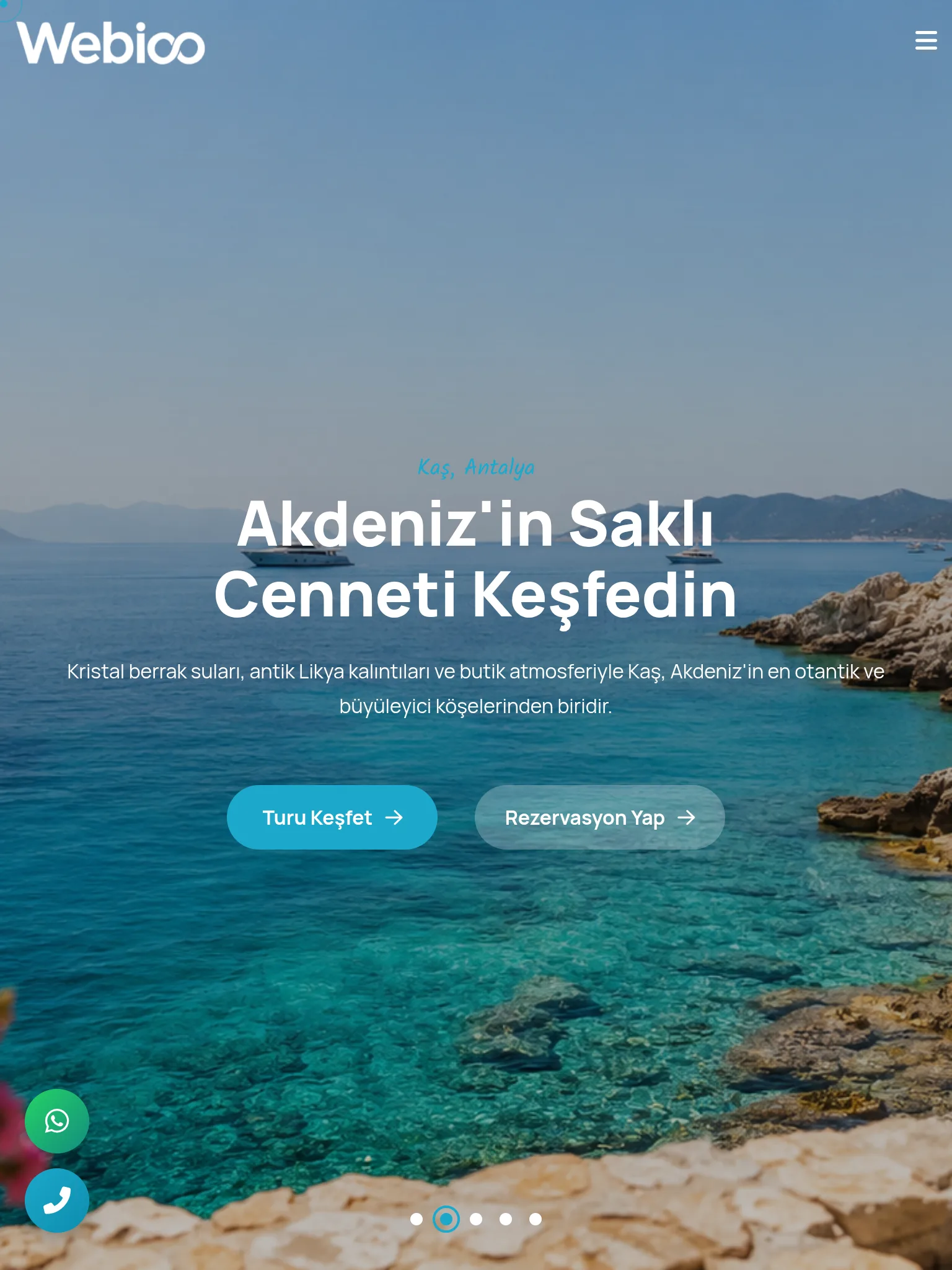 Webioo Ajans Şablonu - Tablet Gorunum
