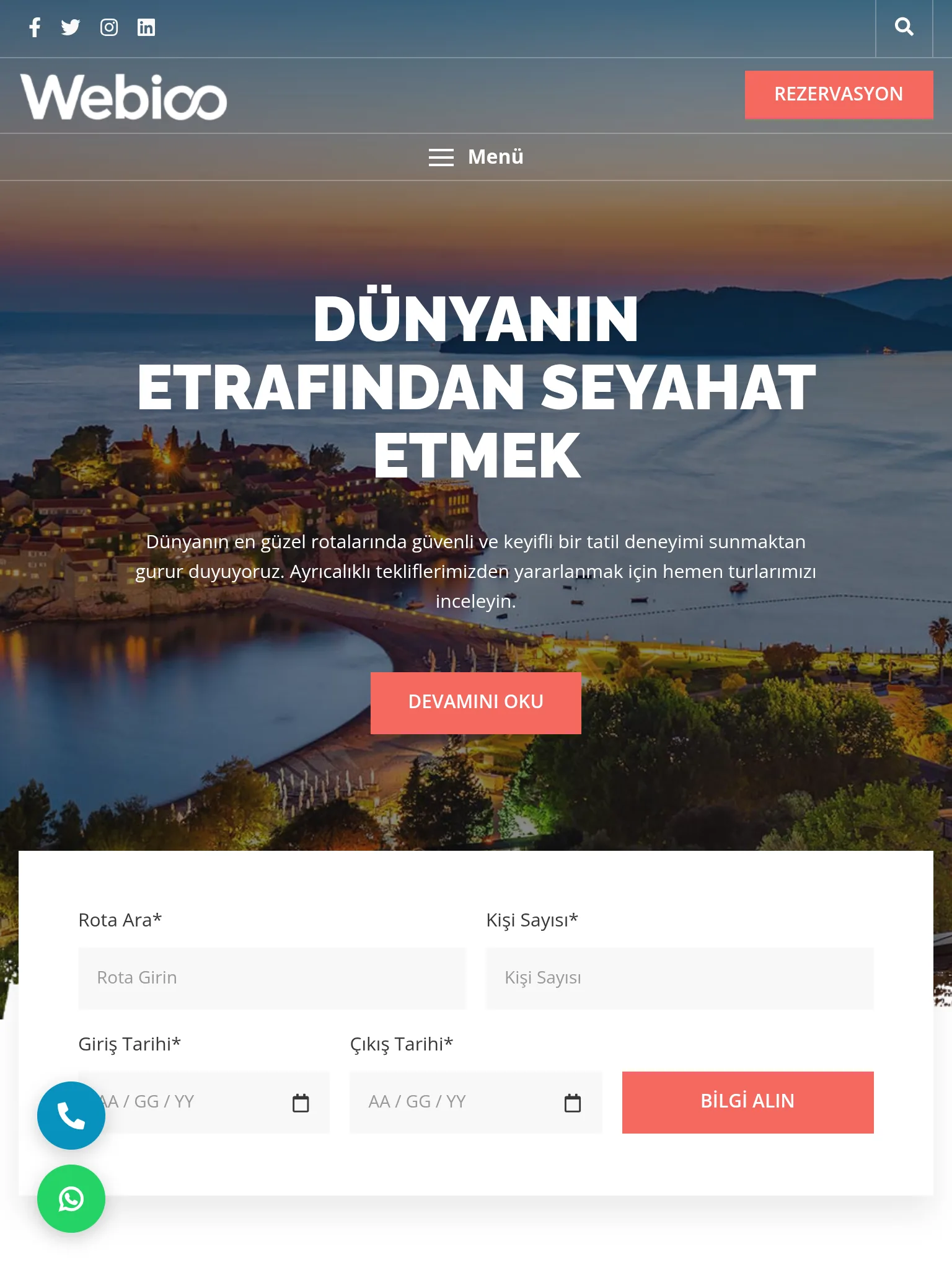 Webioo Ajans Şablonu - Tablet Gorunum