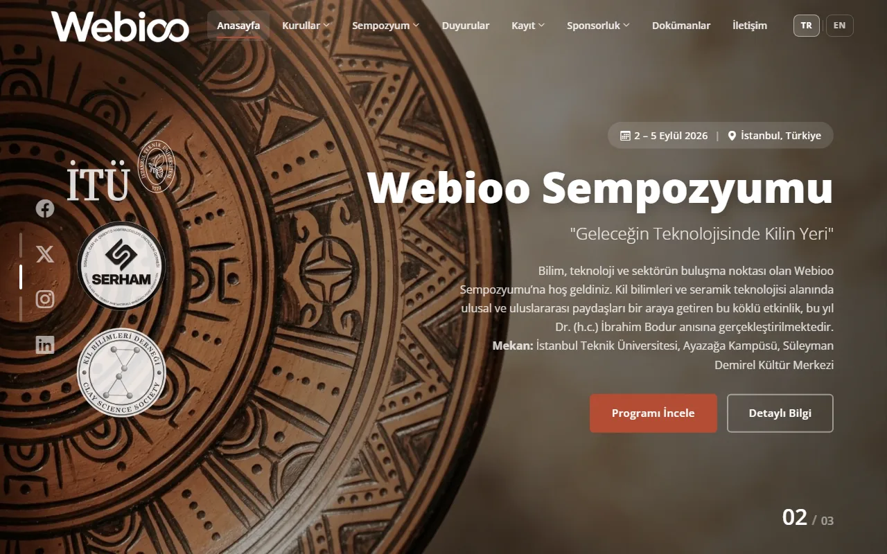 Webioo Bilim Şablonu - Masaustu Gorunum