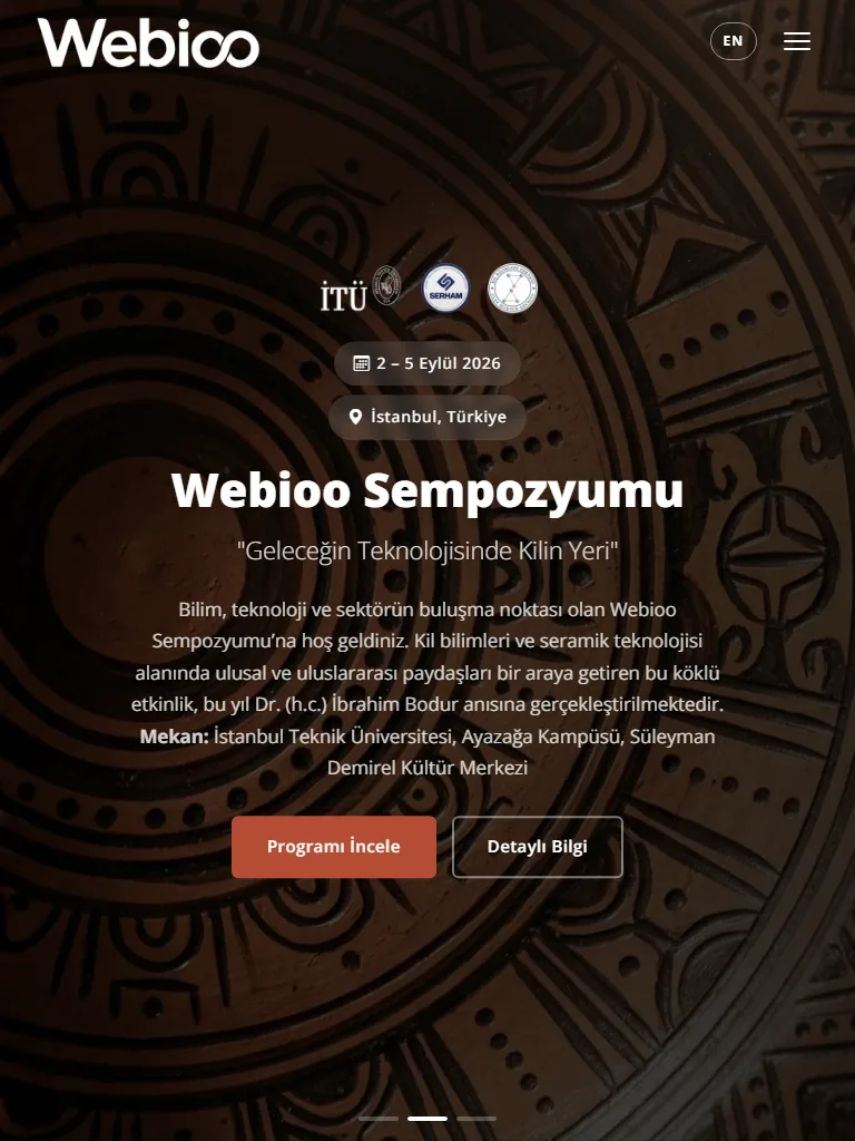 Webioo Bilim Şablonu - Tablet Gorunum